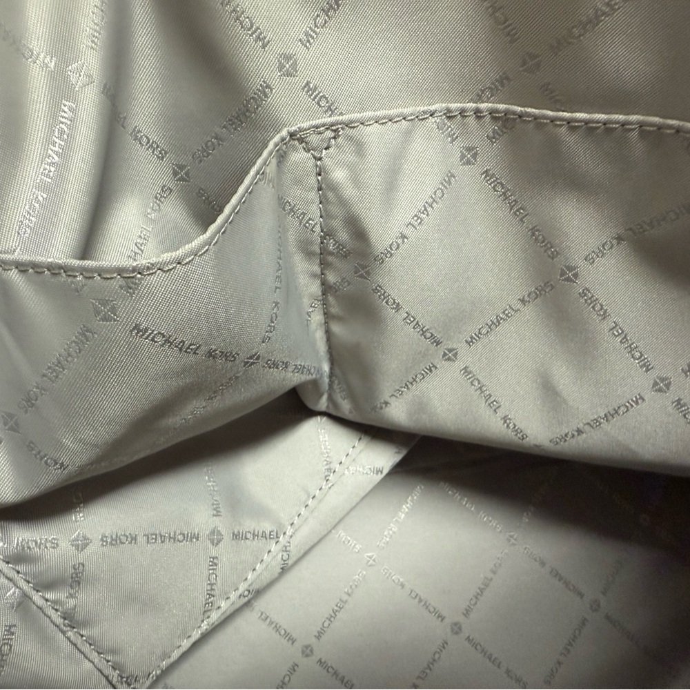 White And Grey Mk Pattern Michael Kors Medium Siz… - image 7